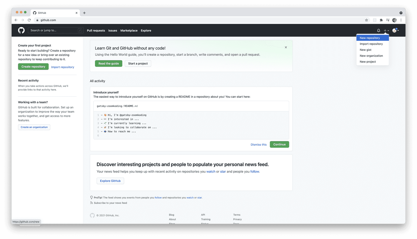 Gatsby 테마로 GitHub Blog 만들기